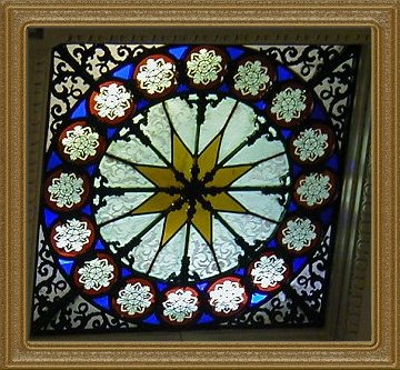Osgoode Hall Stained Glass in the Rotunda/Atrium