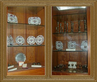 China Cabinet in Judge's Dining Room