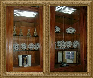 China Cabinet in Judge's Dining Room