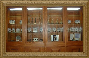 China Cabinet in Judge's Dining Room