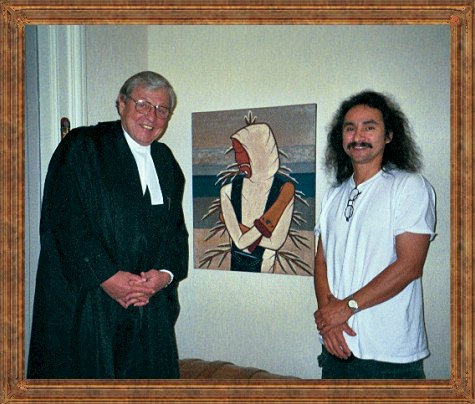 Blake Debassige and Roy McMurtry